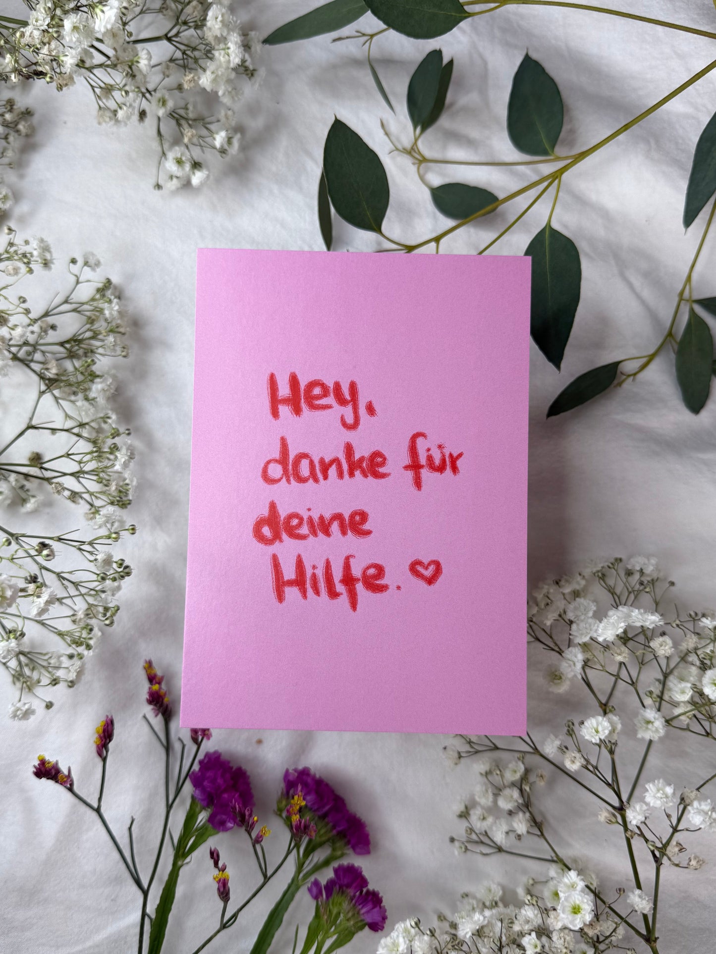 Postkarte „Danke“