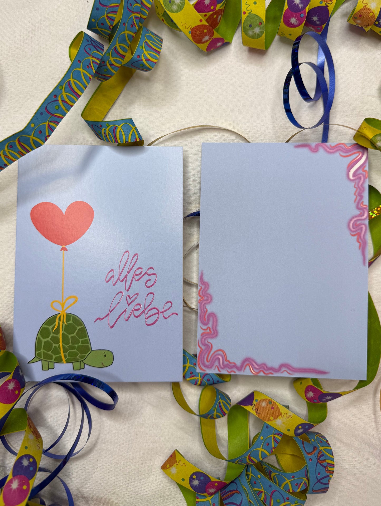 Postkarte „alles Liebe“