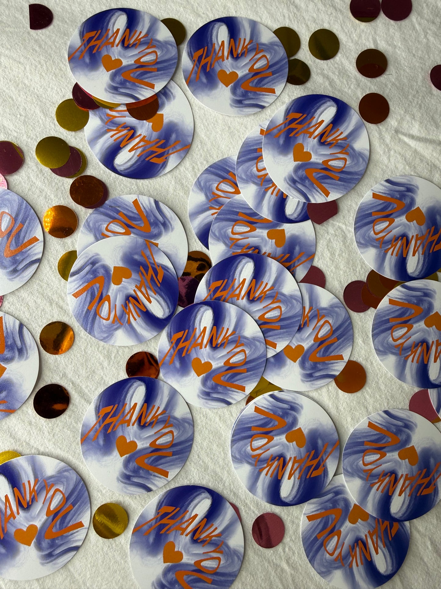 Sticker „thank you“