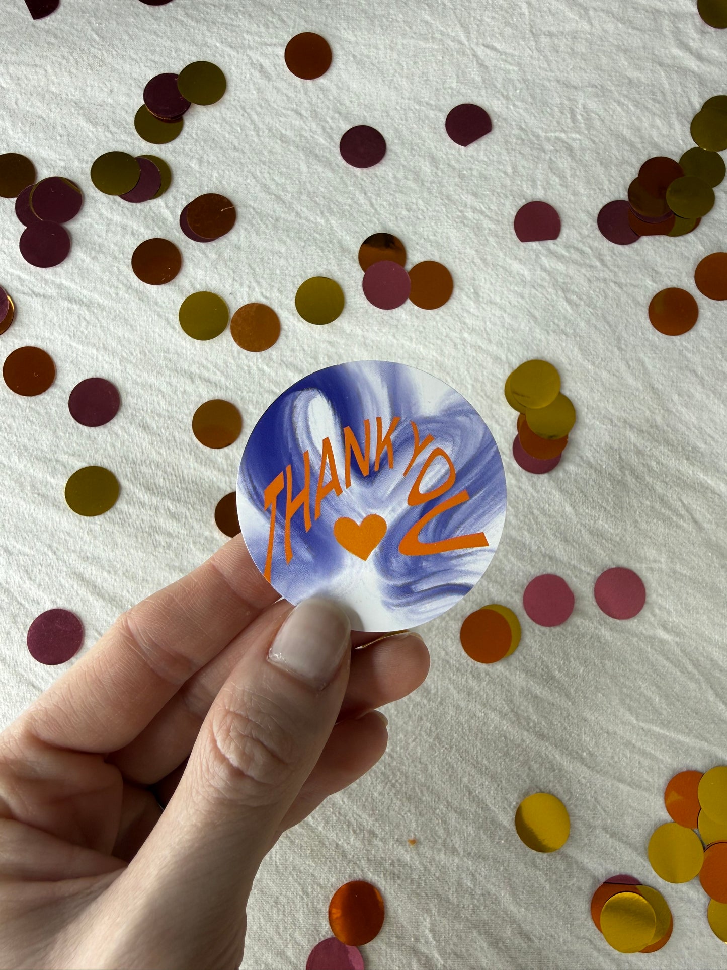 Sticker „thank you“
